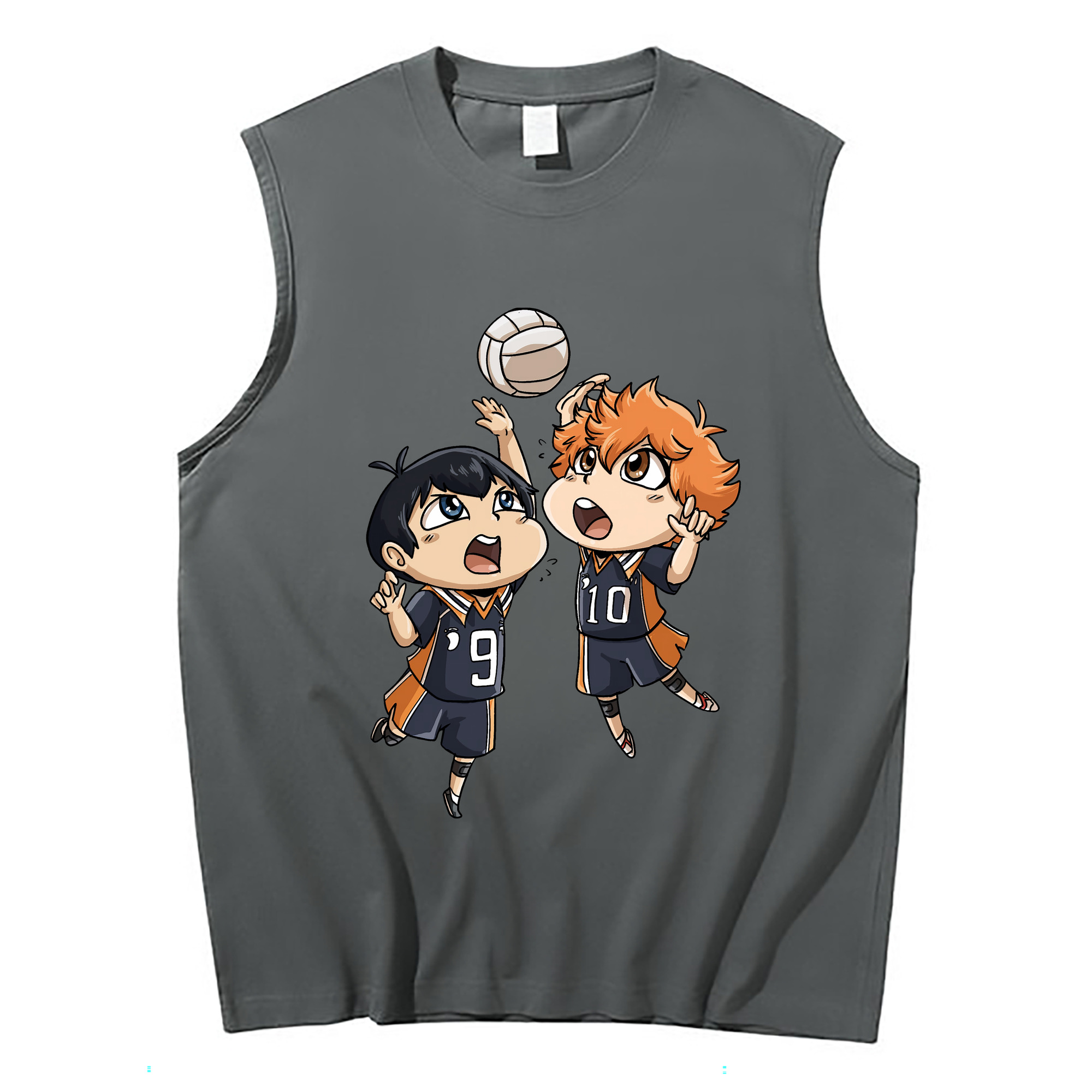 （画像用） ハイキュー!! Haikyu!! コットン100％タンクトップ（フロントプリント）